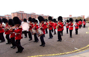 Irish Guards Band Step Off